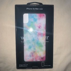NWT Urban Outfitters Wildflower iPhone XS Max Pastel Tie Dye Phone Case